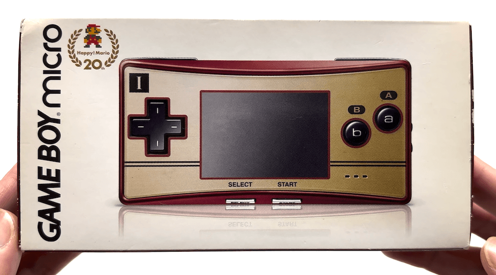 2005年発売任天堂 Nintendo ゲームボーイミクロ 20周年記念モデル 