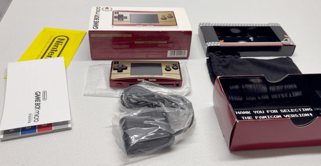 開封レビュー】ゲームボーイミクロの付属品と中古購入価格